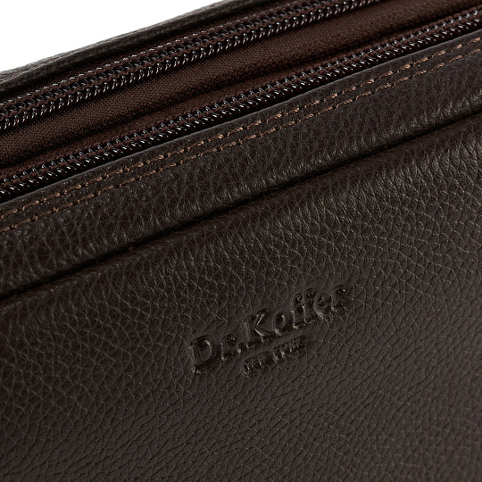 Несессер Dr.Koffer из натуральной кожи коричневый