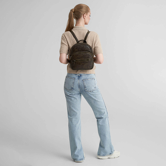 Рюкзак Dr.Koffer из натуральной кожи коричневый