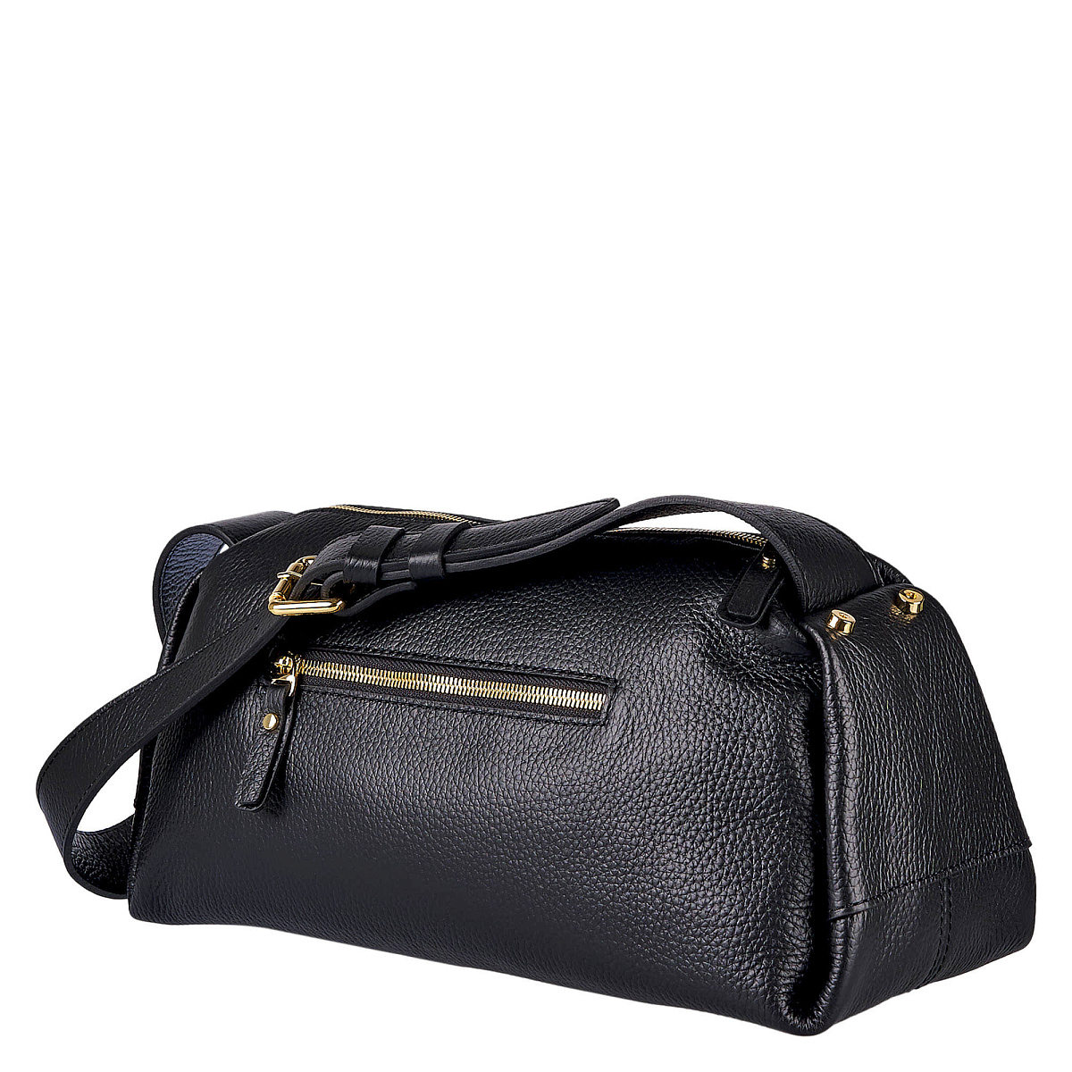 Женская сумка Dr.Koffer из натуральной кожи черная