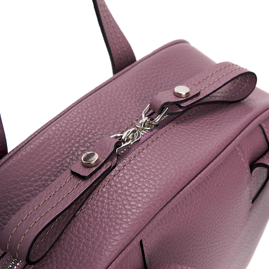 Женская сумка Dr. Koffer из натуральной кожи розовая