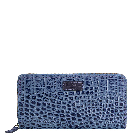 Портмоне Dr.Koffer из натуральной кожи синее