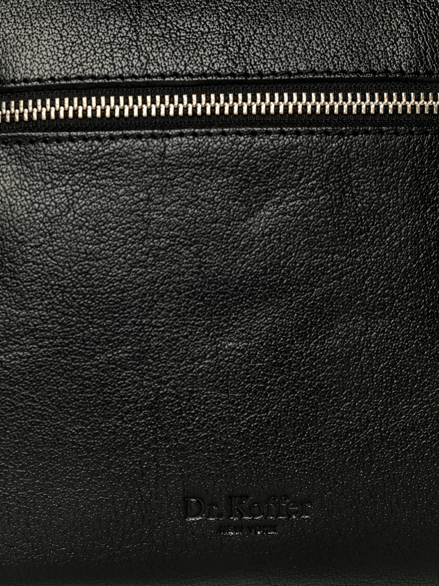 Женская сумка Dr.Koffer из натуральной кожи черная