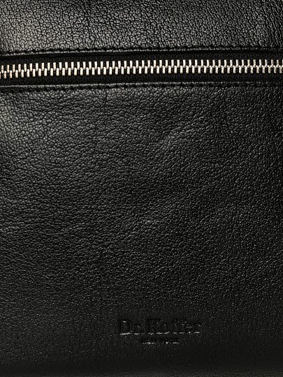 Женская сумка Dr.Koffer из натуральной кожи черная