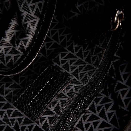 Сумка через плечо Dr.Koffer из натуральной кожи черная