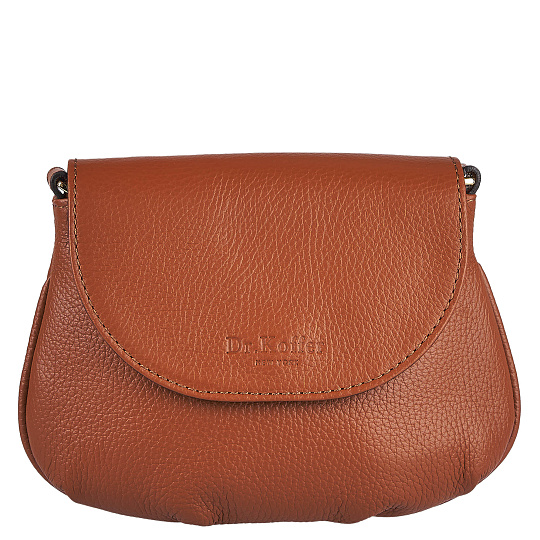 Женская сумка Dr. Koffer из натуральной кожи коричневая