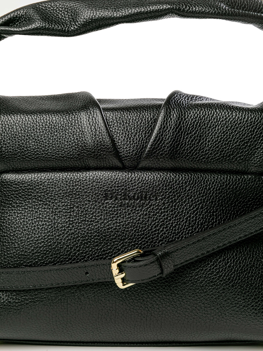 Женская сумка Dr.Koffer из натуральной кожи черная