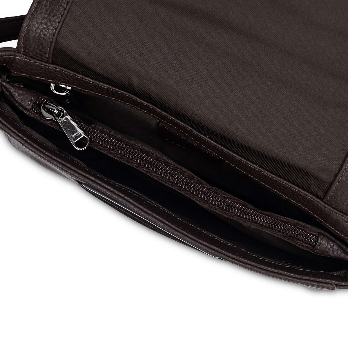 Женская сумка Dr.Koffer из натуральной кожи коричневая