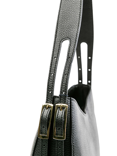 Женская сумка Dr.Koffer из натуральной кожи черная