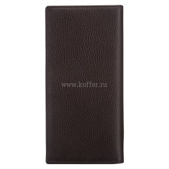 Портмоне Dr.Koffer из натуральной кожи коричневое