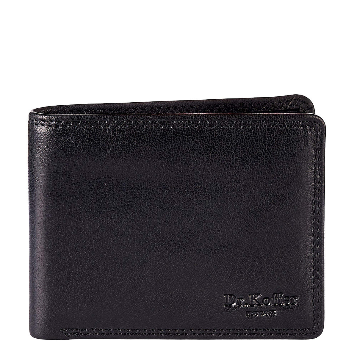 Портмоне Dr.Koffer из натуральной кожи черное