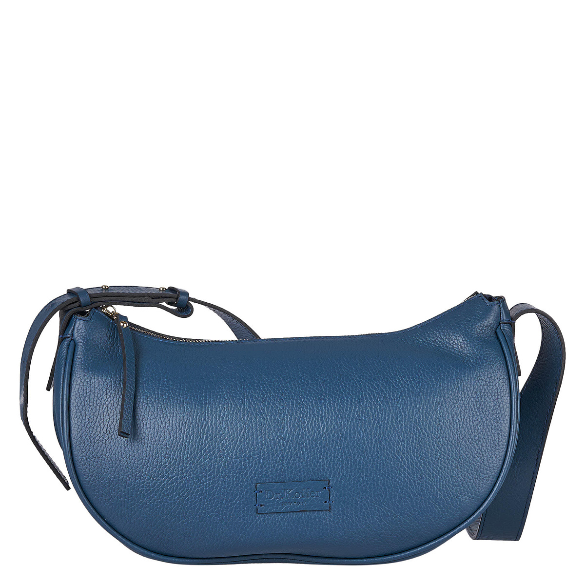 Женская сумка Dr. Koffer из натуральной кожи синяя