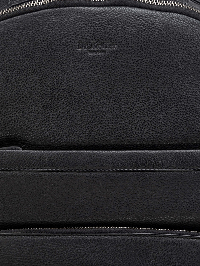 Рюкзак Dr. Koffer из натуральной кожи черный