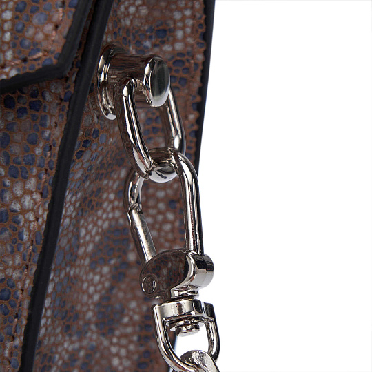 Женская сумка Dr. Koffer из натуральной кожи оранжевая