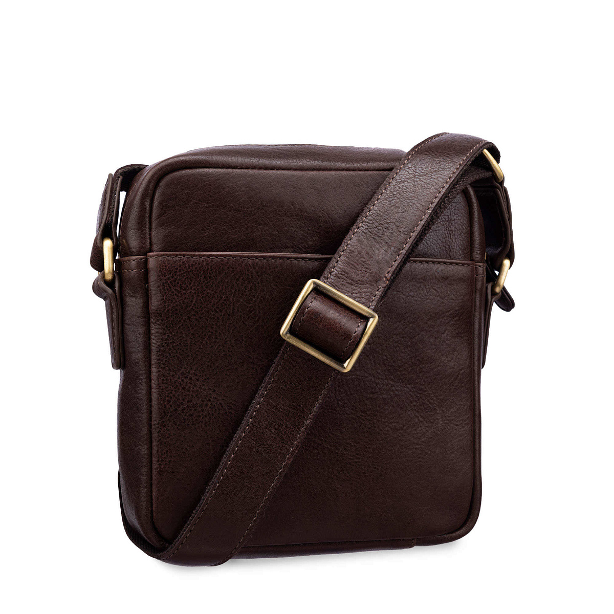 Сумка через плечо Dr.Koffer из натуральной кожи коричневая