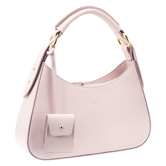 Женская сумка Dr. Koffer из натуральной кожи розовая