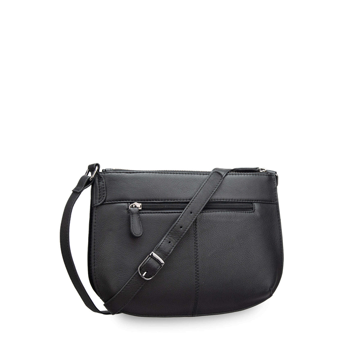 Женская сумка Dr.Koffer из натуральной кожи чёрная