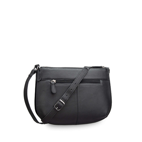 Женская сумка Dr.Koffer из натуральной кожи чёрная