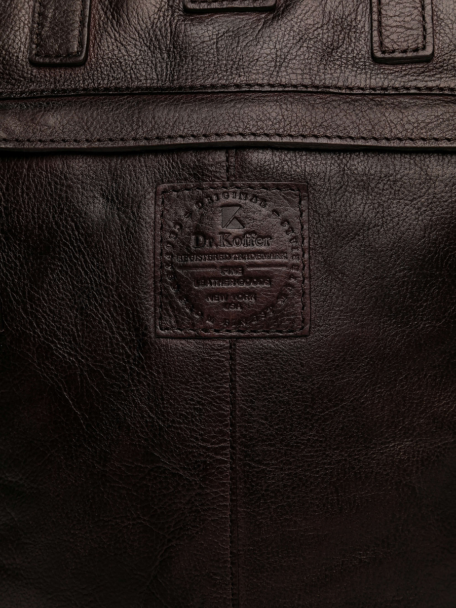 Рюкзак Dr.Koffer из натуральной кожи коричневый