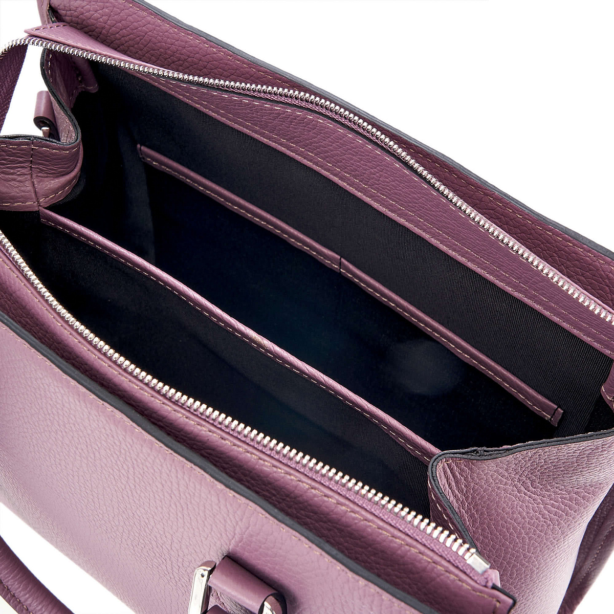 Женская сумка Dr. Koffer из натуральной кожи розовая