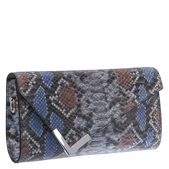 Женская сумка Dr. Koffer из натуральной кожи серая