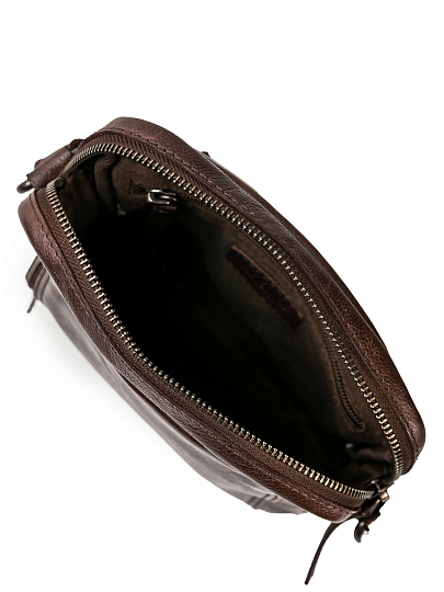 Сумка через плечо Dr.Koffer из натуральной кожи коричневая