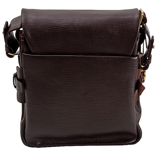 Сумка через плечо Dr.Koffer из натуральной кожи коричневая