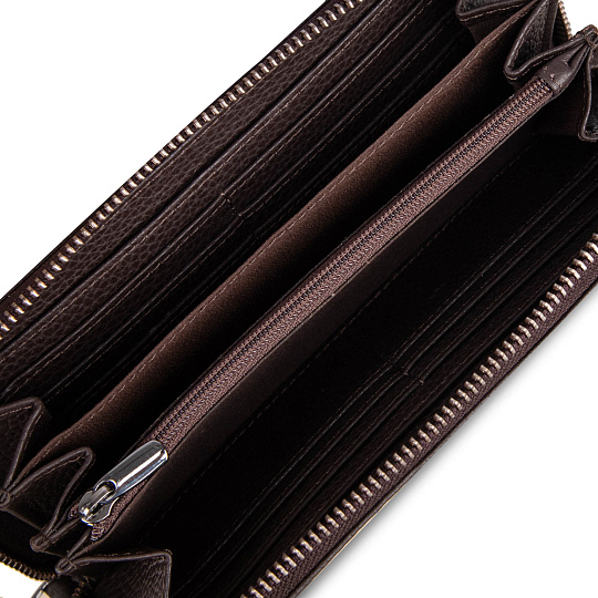 Портмоне Dr.Koffer из натуральной кожи коричневое
