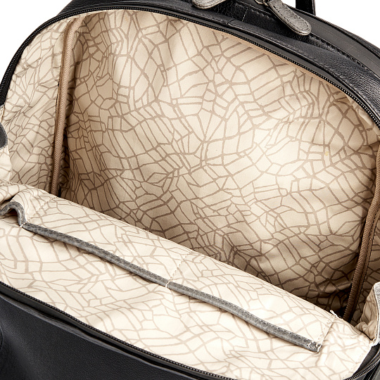 Рюкзак Dr.Koffer из натуральной кожи черный