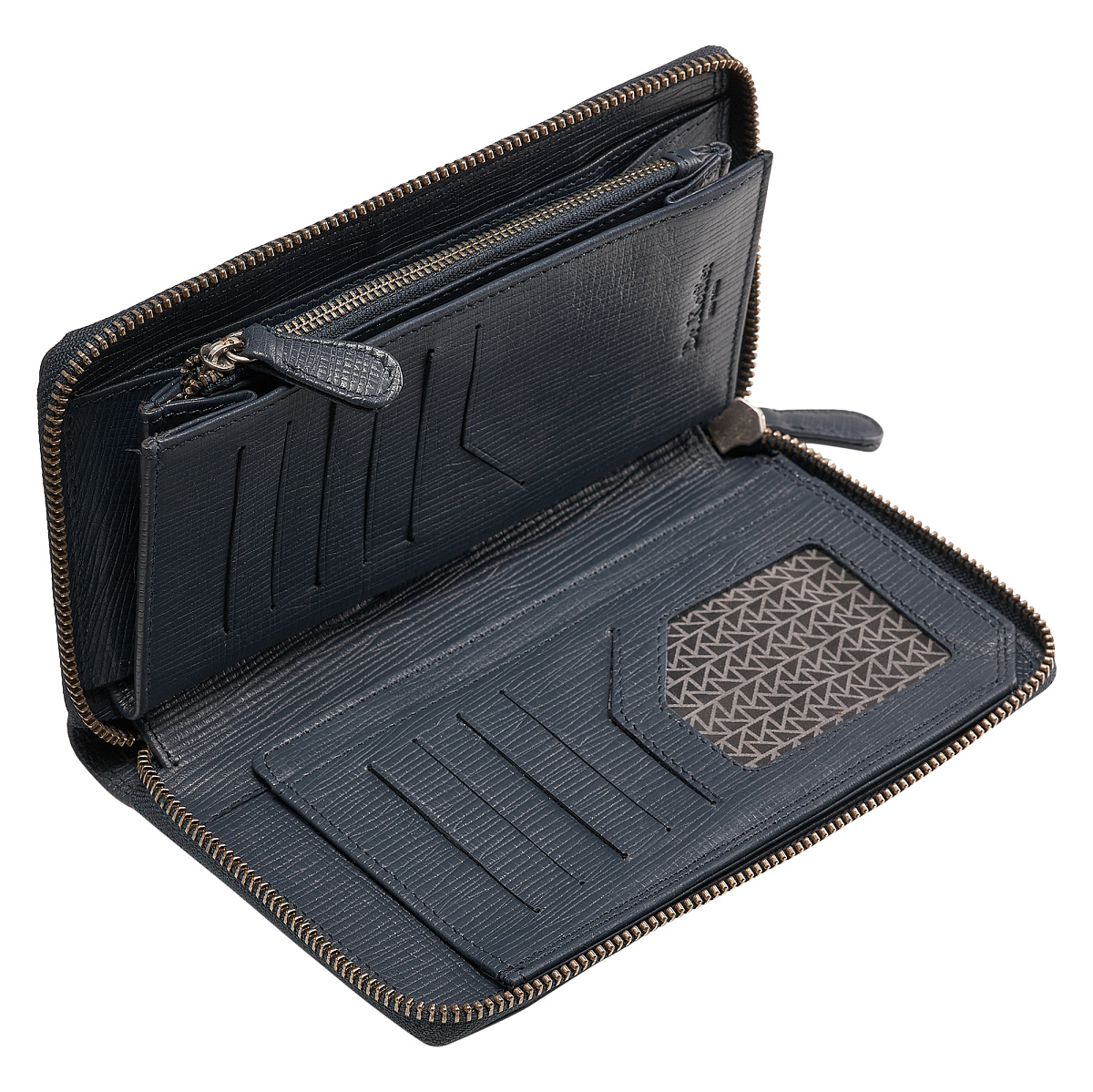 Портмоне Dr.Koffer из натуральной кожи синее