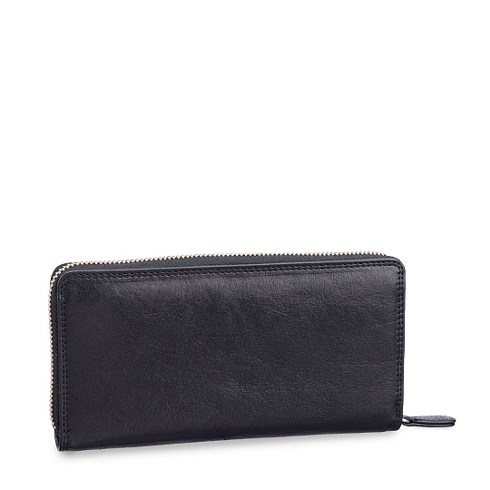 Портмоне Dr.Koffer из натуральной кожи черное