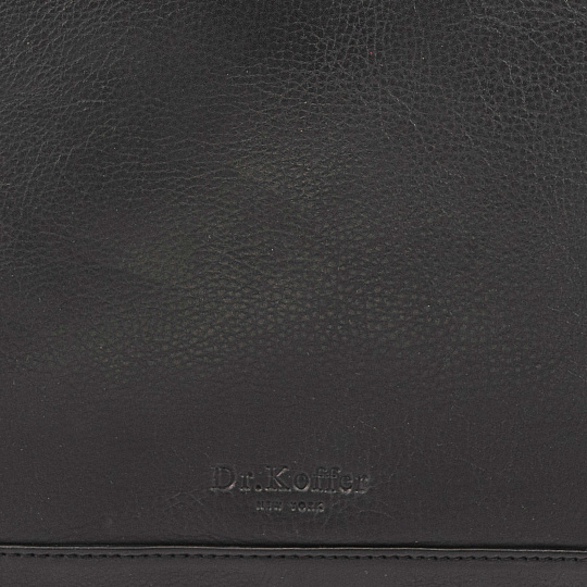 Рюкзак Dr.Koffer из натуральной кожи черный