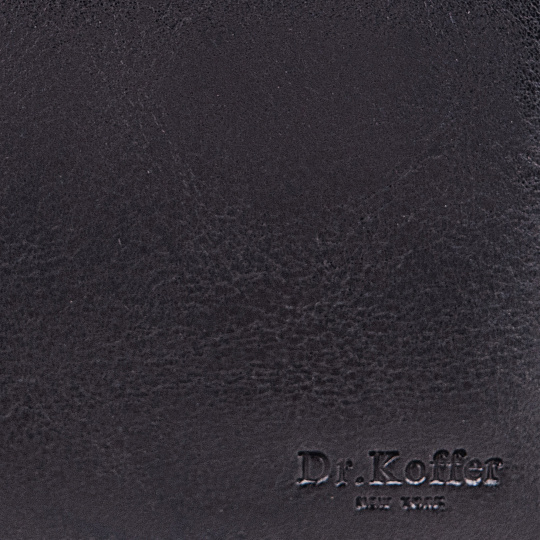 Портмоне Dr.Koffer из натуральной кожи черное