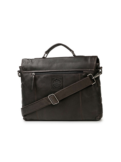 Портфель Dr.Koffer из натуральной кожи коричневый