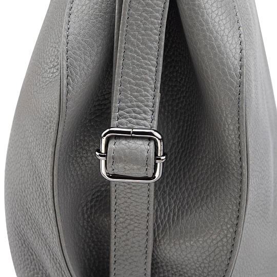 Женская сумка Dr.Koffer из натуральной кожи серая