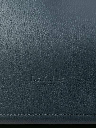 Женская сумка Dr.Koffer из натуральной кожи синяя