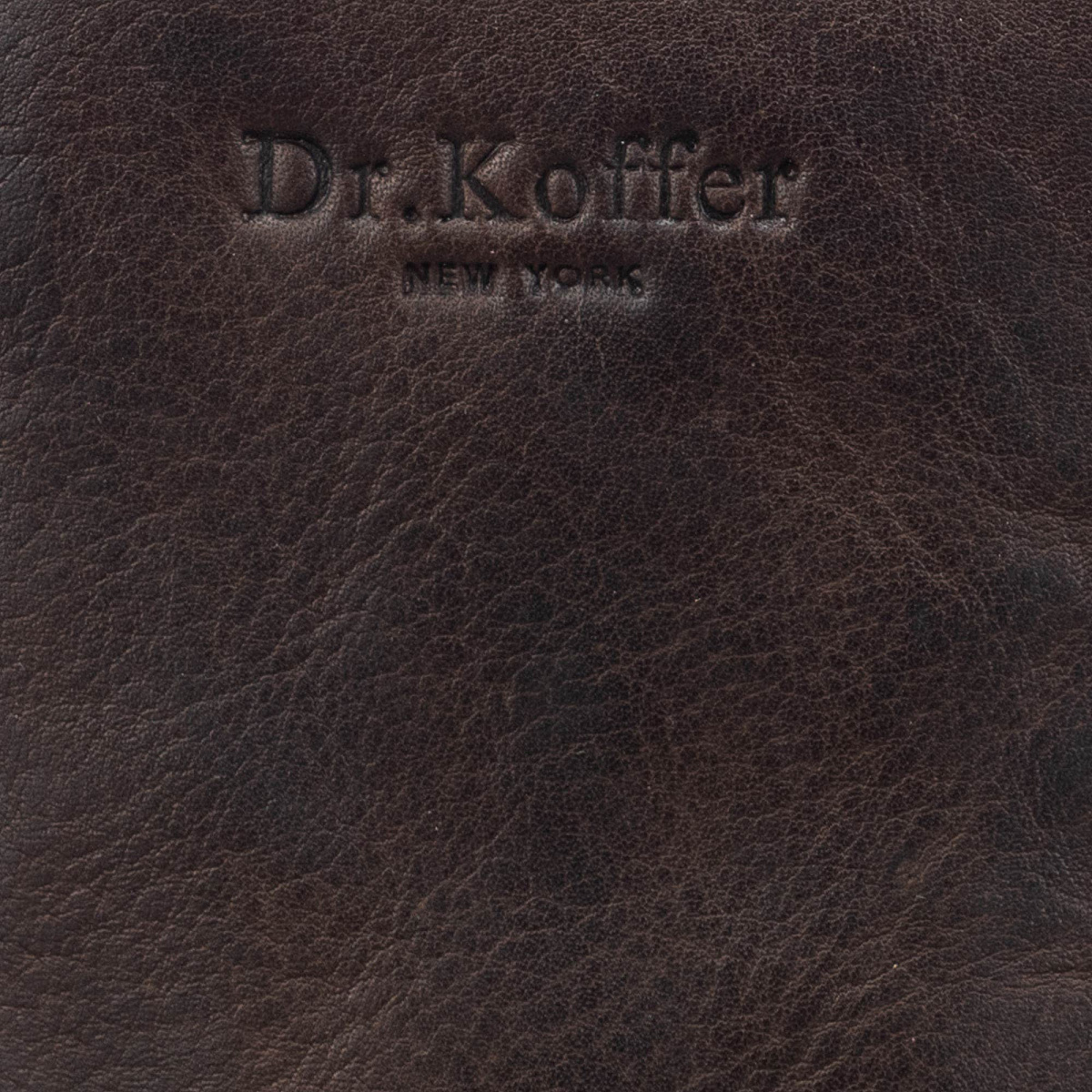 Ключница Dr.Koffer из натуральной кожи темно-коричневая