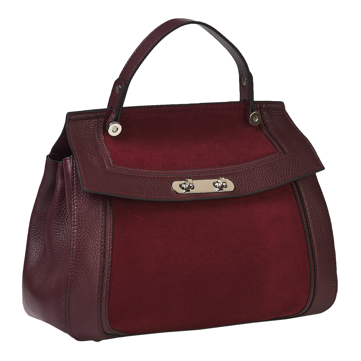 Бордовый сэтчел Dr. Koffer 5613SV-03