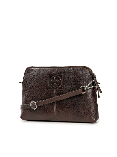 Женская сумка Dr.Koffer из натуральной кожи коричневая