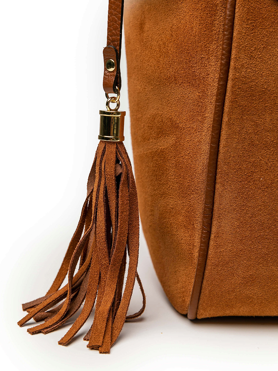 Женская сумка Dr.Koffer из натуральной кожи коричневая