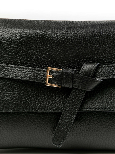 Женская сумка Dr.Koffer из натуральной кожи черная