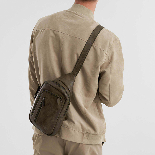 Рюкзак Dr.Koffer из натуральной кожи коричневый