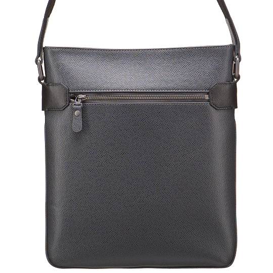 Сумка через плечо Dr.Koffer из натуральной кожи серая