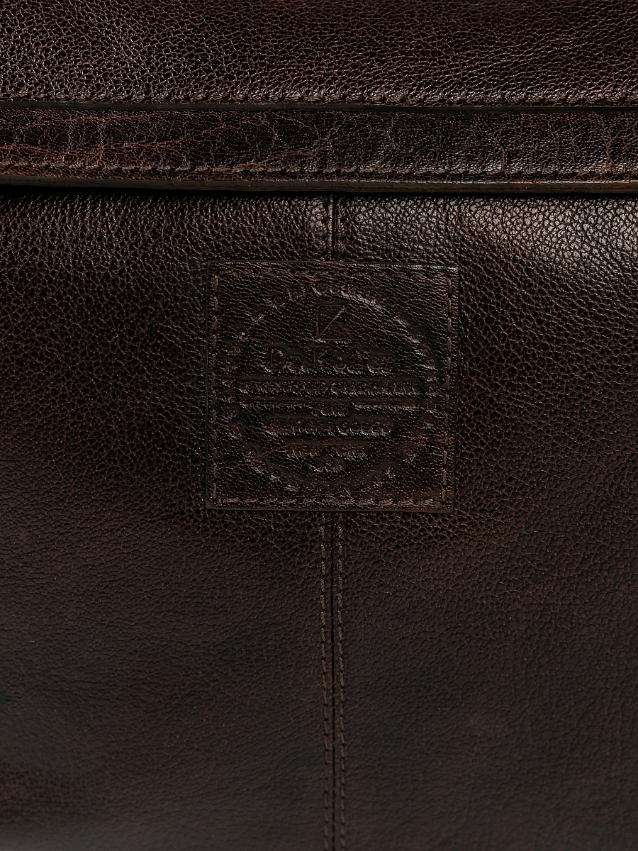 Сумка через плечо Dr.Koffer из натуральной кожи коричневая