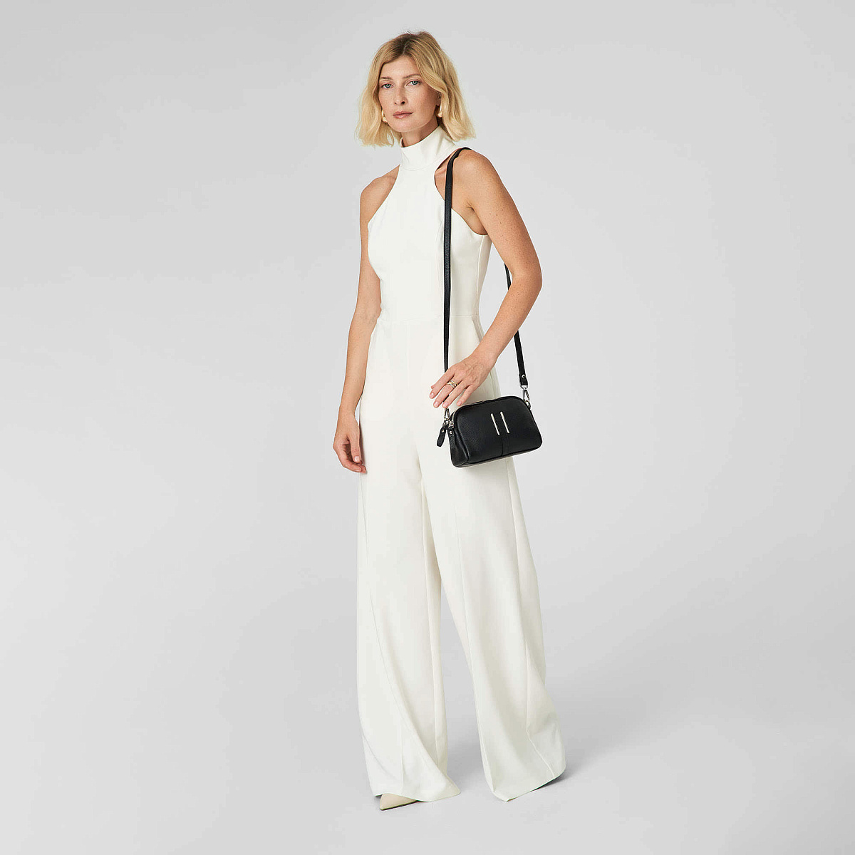 Женская сумка Dr. Koffer из натуральной кожи черная