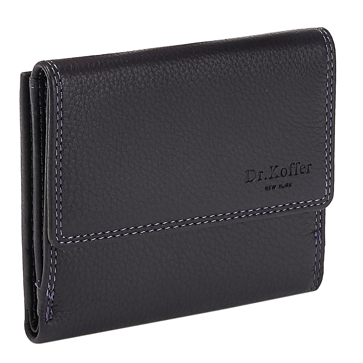 Портмоне Dr.Koffer из натуральной кожи фиолетовое