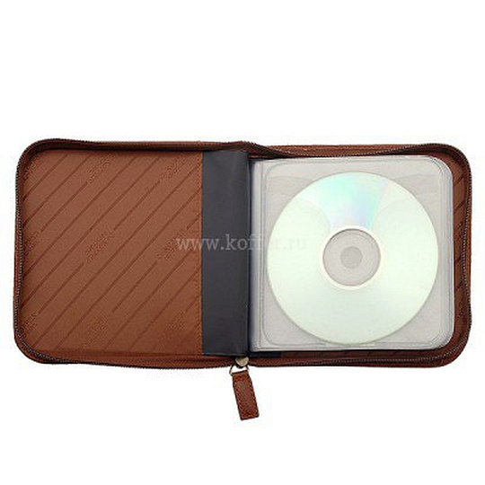 Футляр для CD Dr.Koffer из натуральной кожи