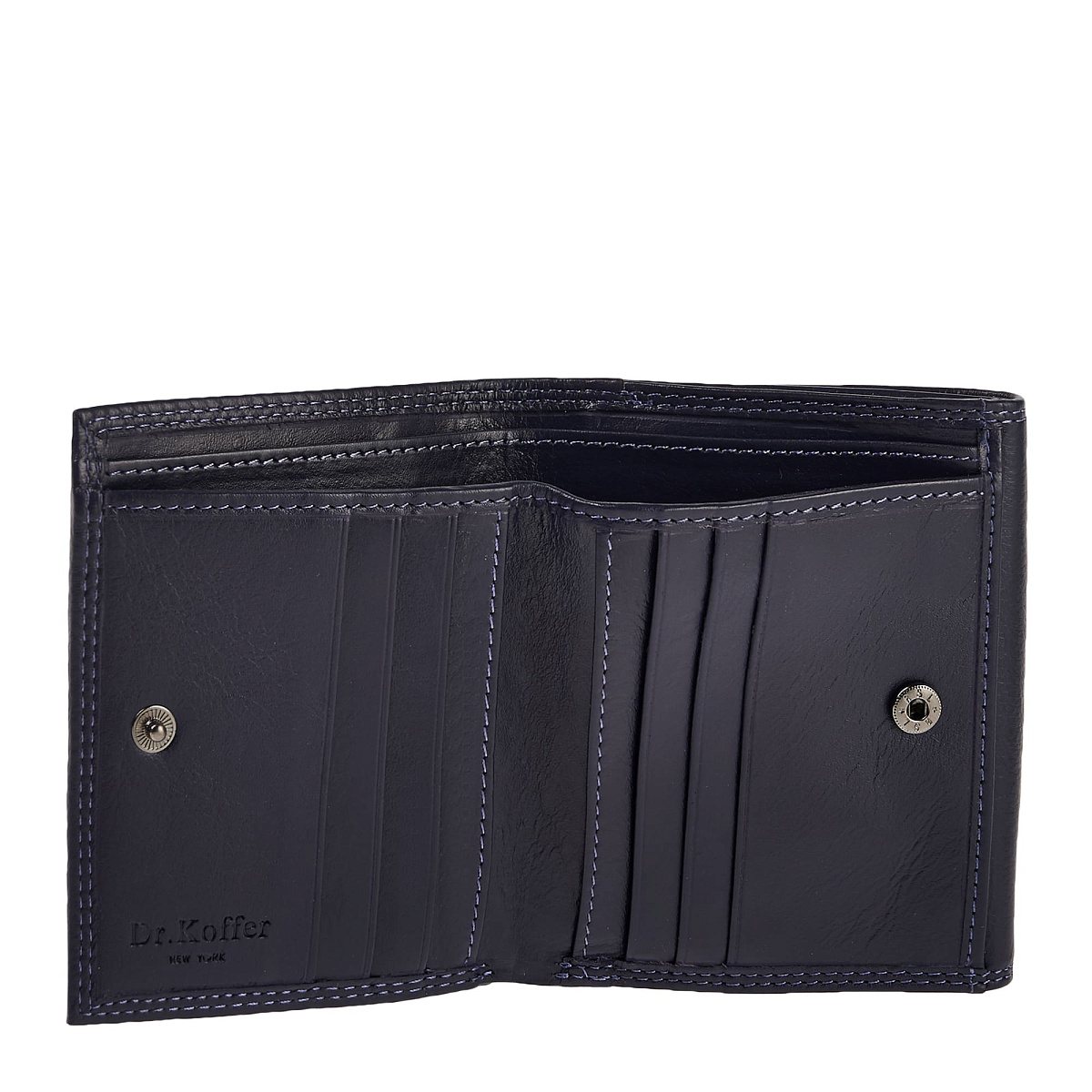 Портмоне Dr.Koffer из натуральной кожи фиолетовое