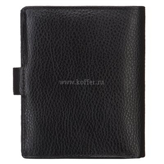 Портмоне Dr.Koffer из натуральной кожи черное