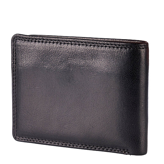 Портмоне Dr.Koffer из натуральной кожи черное