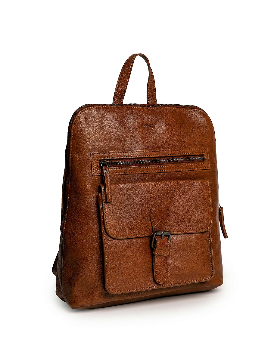 Рюкзак Dr.Koffer из натуральной кожи коричневый